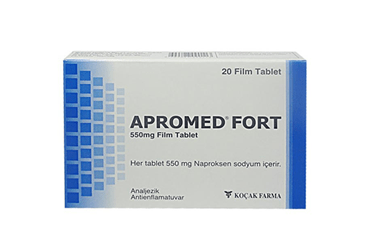 APROMED FORT 550 MG 20 FILM TABLET