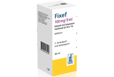 FIXEF 100 MG/5 ML PEDIATRIK ORAL SUSPANSIYON HAZIRLAMAK ICIN KURU TOZ (50 ML)