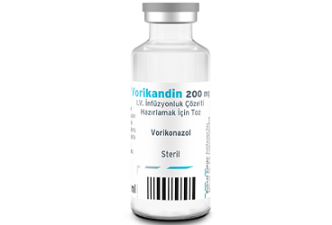 VORIKANDIN 200 MG IV INFUZYONLUK COZELTI HAZIRLAMAK ICIN TOZ (1 FLAKON)