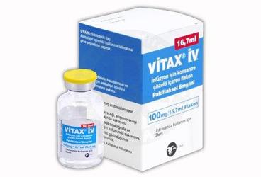VITAX 100 MG/16,7 ML INF. ICIN KONSANTRE COZ. ICEREN 1 FLAKON
