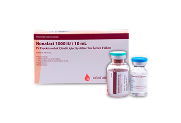 NONAFACT 1000 IU/10 ML IV ENJ. COZ. ICIN LIY.TOZ ICEREN FLAKON