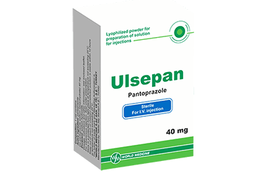 ULSEPAN 40 MG IV ENJEKSIYONLUK COZELTI ICIN LIYOFILIZE TOZ ICEREN 1 FLAKON