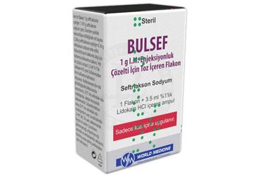 BULSEF 1 GR IM ENJ. COZ. HAZ. ICIN TOZ ICEREN FLAKON