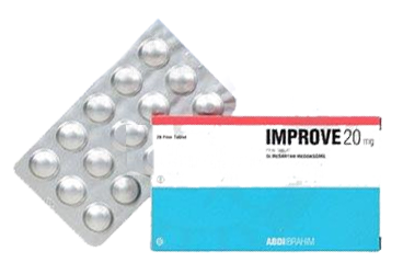 IMPROVE 20 MG 84 FILM TABLET