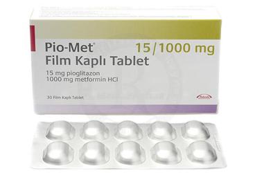 PIOCOMB 15/1000 MG 30 FILM KAPLI TABLET