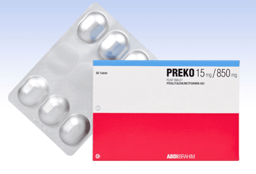 PREKO 15/850 MG 30 FILM TABLET