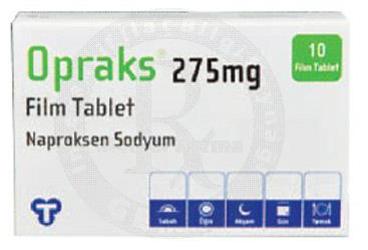 OPRAKS 275 MG 10 FILM TABLET