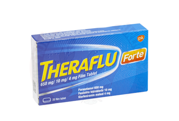 THERAFLU FORTE 650 MG/ 10 MG / 4 MG FILM TABLET