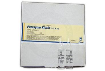 POTASYUM KLORUR %7,5 BIOSEL 10 MLX100 AMPUL