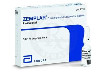 ZEMPLAR 5 MCG/ML ENJEKSIYONLUK COZELTI ICEREN AMPUL 1 ML 5 AMPUL