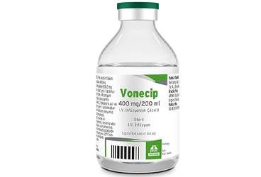 VONECIP 400 MG/200 ML IV INFUZYONLUK COZELTI