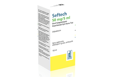 SEFTECH 50 MG/5ML ORAL SUSPANSIYON HAZIRLAMAK ICIN KURU TOZ 100 ML