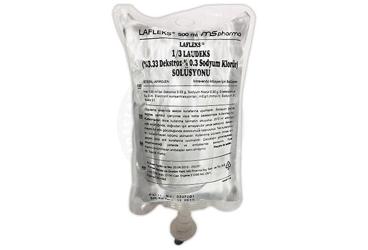 LAFLEKS 1/3 LAUDEKS (%3,33 DEKSTROZ-%0,3 SODYUM KLORUR) SOLUSYONU 500 ML (SETLI)
