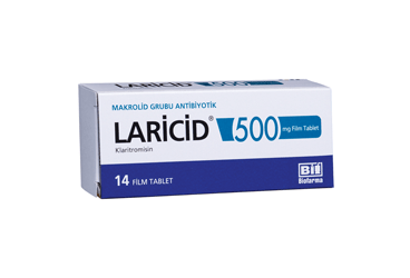 LARICID 500 MG 14 FILM KAPLI TABLET