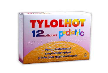 TYLOL HOT PEDIATRIK 250 MG + 2 MG + 30 MG/ 10 G TEK KULLANIMLIK ORAL COZELTI HAZIRLIK ICIN TOZ 12 POSET