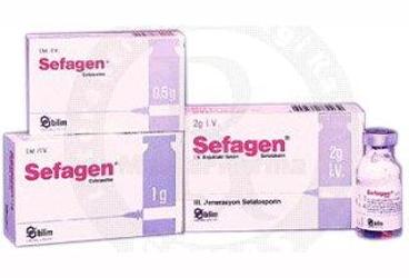 SEFAGEN  2 GR IV 1 FLAKON