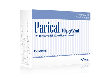 PARICAL 10 MCG/2 ML IV ENJEKSIYONLUK COZELTI ICEREN 5 AMPUL