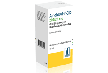 AMOKLAVIN BID 200/28,5 MG ORAL SUSPANSIYON HAZIRLAMAK ICIN KURU TOZ (100 ML)