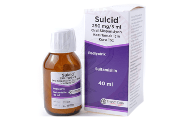 SULCID 250 MG/5 ML ORAL SUSPANSIYON HAZIRLAMAK ICIN KURU TOZ (40 ML)
