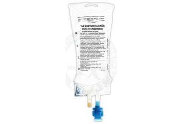 %3 SODYUM KLORUR SOLUSYON PVC 250 ML(SETLI)