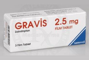 GRAVIS 2,5 MG 3 FILM TABLET