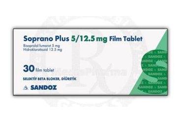 SOPRANO 5 MG/12,5 MG FILM TABLET