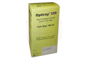 OPTIRAY 320 MG/ML ENJEKSIYONLUK COZELTI ICEREN CAM SISE 100 ML 1SISE