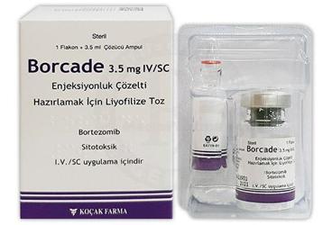 BORCADE 3,5 MG IV ENJEKSIYONLUK COZELTI ICIN LIYOFILIZE TOZ ICEREN FLAKON