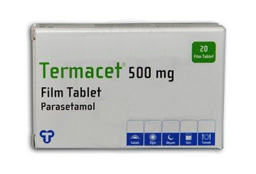 TERMACET 500 MG 20 FILM TABLET