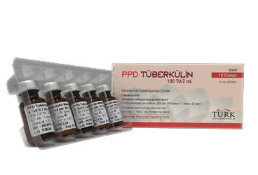 PPD TUBERKULIN 5 TU/0,1 ML INTRADERMAL ENJEKSIYONLUK COZELTI ICEREN 20 FLAKON