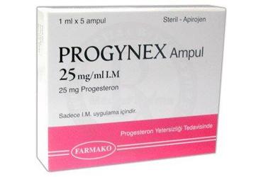 PROGYNEX 25 MG/ML IM ENJEKSIYONLUK COZELTI (5 AMPUL)