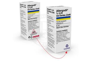 ALLERGODIL %0,05 STERIL GOZ DAMLASI 6 ML