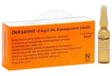 DEKSAMET 8 MG 2 ML 1 AMPUL