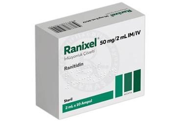 RANIXEL  50 MG/2 ML IM/IV INFUZYON ICIN COZELTI ICEREN 10 AMPUL