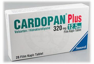 CARDOPAN PLUS 320/12,5 MG 28 FILM KAPLI TABLET