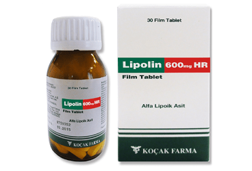 LIPOLIN 600 MG HR 30 FILM TABLET