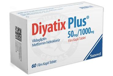 DIYATIX PLUS 50 MG/1000 MG FILM KAPLI TABLET (60 TABLET)