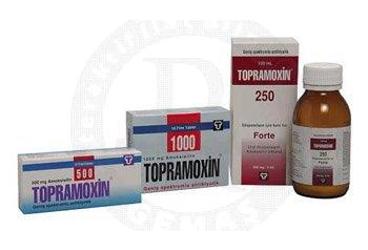 TOPRAMOXIN 500 MG 16 FILM TABLET