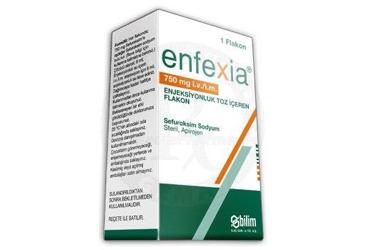 ENFEXIA 750 MG IM/IV ENJ. TOZ ICEREN FLAKON