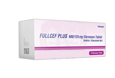 FULLCEF PLUS 600/125 MG 10 EFERVESAN TABLET