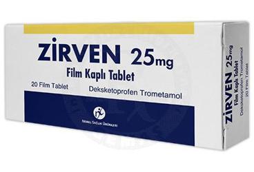 ZIRVEN 25 MG 20 FILM TABLET