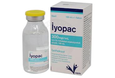 IYOPAC 300 MGI/ML I.A./I.V./INTRATEKAL
ENJEKSIYONLUK COZELTI, 100 ML