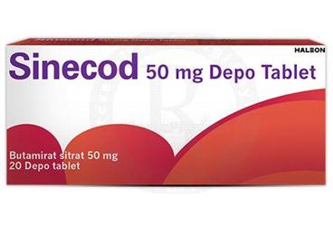 SINECOD DEPO 50 MG 20 TABLET