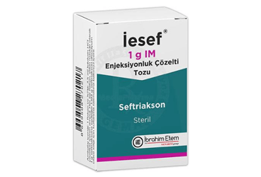 IESEF 1 G IM ENJEKSIYONLUK COZELTI TOZU