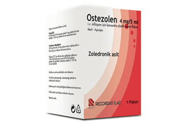 OSTEZOLEN 4 MG/5 ML IV INF. ICIN KONSANTRE COZ. ICEREN 1 FLAKON