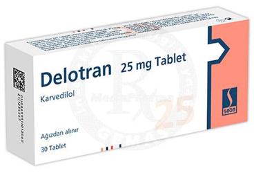 DELOTRAN 25 MG 30 TABLET