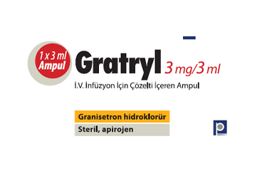 GRATRYL 3 MG/3 ML IV INFUZYON ICIN COZELTI ICEREN 1 AMPUL