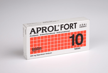 APROL FORT 550 MG FILM KAPLI TABLET (20 TABLET)