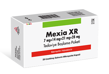 MEXIA XR 7 MG + 14 MG + 21 MG + 28 MG TEDAVIYE BASLAMA PAKETI 28 UZATILMIS SALINIMLI MIKROPELLET KAPSUL