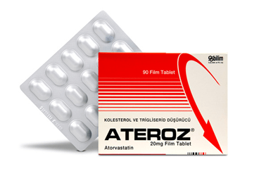 ATEROZ 20 MG 90 FILM TABLET